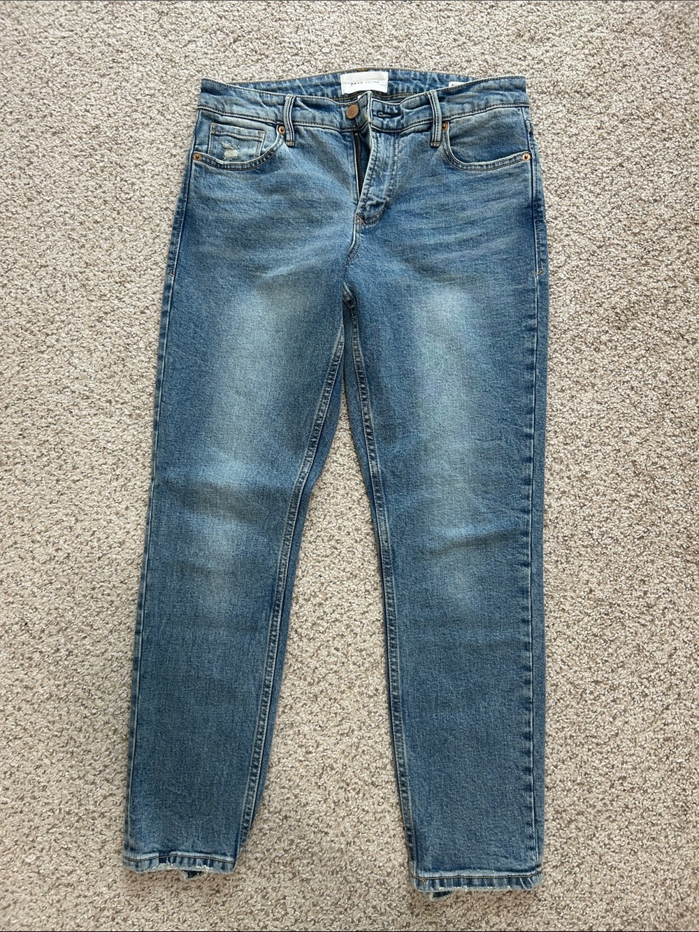 Dear John Light Blue Aiden Slim Girlfriend Jeans